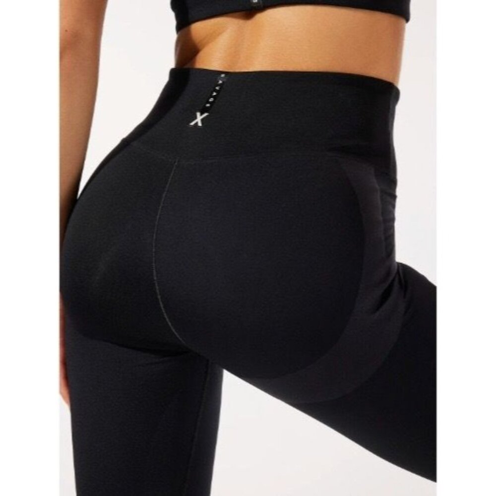 Savage X Fenty Locked & Lifted High-Waist Legging Black Caviar